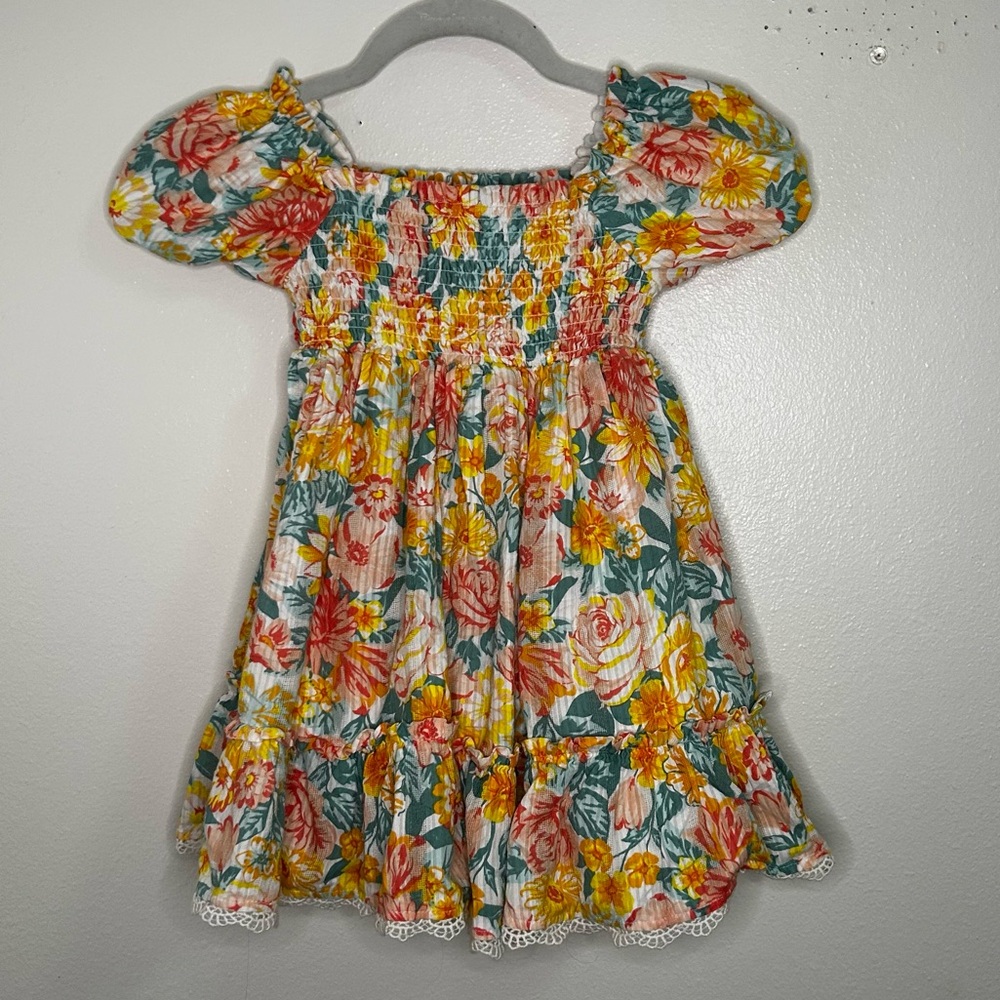 Joie floral puffy skirt dress